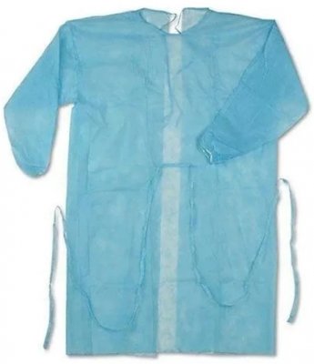 Купить халат медицинский одноразовый нестерильный комфэкс универсальный на резинках меди-п, размер xxl в Бору