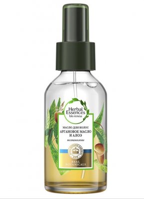 Купить herbal essences (хэрбл эссенсес) масло для волос аргановое масло и алоэ 100мл в Бору