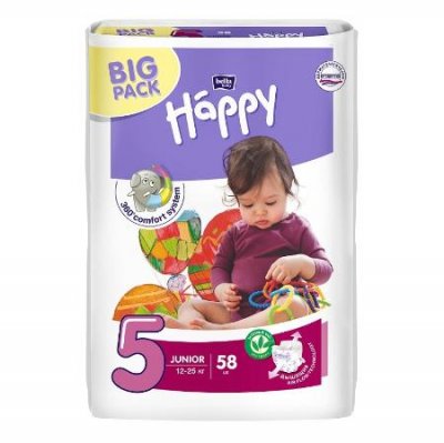 Купить bella baby happy (белла) подгузники 5 джуниор 12-25кг 58 шт в Бору