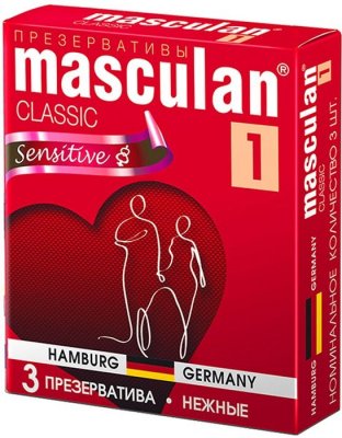Купить masculan-1 (маскулан) презервативы классик нежные 3шт в Бору