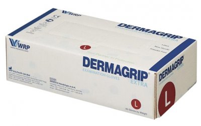 Купить перчатки dermagrip extra смотровые неопудрен размер l 25 пар в Бору