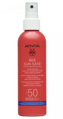 Купить apivita (апивита) bee sun safe спрей для лица и тела ультралегкий солнцезащитный тающий, 200 мл spf50 в Бору
