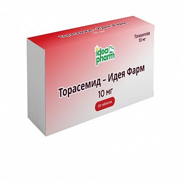 Торасемид-Идея Фарм, таблетки 10 мг, 60 шт