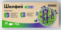 Купить шалфей премиум bioforte, таблетки для рассасывания массой 750 мг, 30 шт бад в Бору