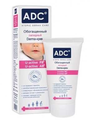 Купить адц (adc) derma-крем для детей и взрослых липидный обогащенный, 50мл в Бору