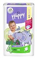 Bella Baby Happy (Белла) подгузники 4 Макси 8-18кг 66 шт