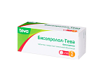 Купить бисопролол-тева, таблетки, покрытые пленочной оболочкой 5мг, 50 шт в Бору