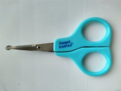 Купить canpol (канпол) ножницы для детей с рождения голубые 1 шт в Бору