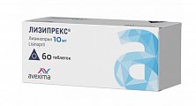 Купить лизипрекс, таблетки 10 мг, 60 шт в Бору