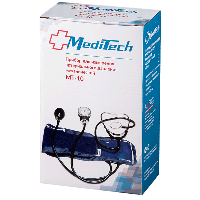Купить тонометр механический meditech (медитеч) mt-10, со стетоскопом в Бору