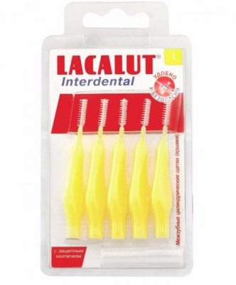 Купить lacalut (лакалют) ершик для зубные, интердентал размер l d 4мм, 5 шт в Бору