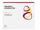 Купить фенибут альфактив, таблетки 250 мг, 20 шт в Бору