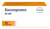 Купить бисопролол, таблетки, покрытые пленочной оболочкой 10мг, 30 шт в Бору