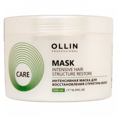 Купить ollin prof care (оллин) маска интенсивная для восстановления структуры волос, 500мл в Бору