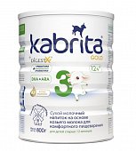 Купить kabrita gold 3 (кабрита) смесь на козьем молоке для детей старше 12 месяцев, 800г в Бору
