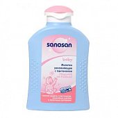 Купить sanosan baby (саносан) молочко для тела увлажняющее с пантенолом, 200мл в Бору