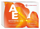 Купить витамин а+е алтайвитамины, капсулы 30шт бад в Бору