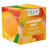 Купить oleos (олеос) шар для ванн бурлящий манго, 110г в Бору