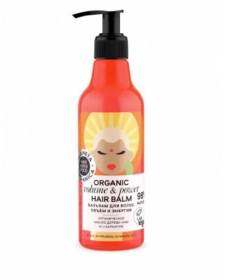 Купить планета органика (planeta organica) hair super food бальзам для волос объем и энергия, 250мл в Бору