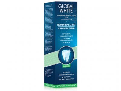 Купить глобал вайт (global white) гель ременирализирующий для полости рта, 40мл в Бору