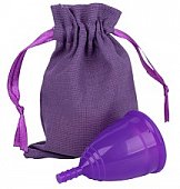 Купить онликап (onlycup) менструальная чаша серия лен размер l, фиолетовая в Бору