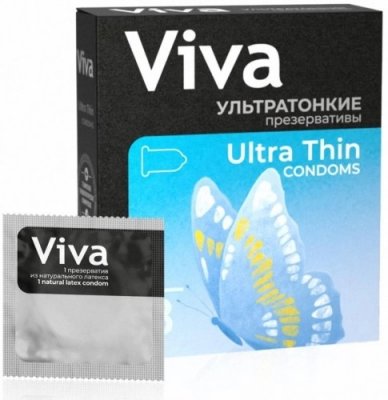 Купить viva (вива) презервативы ультратонкие 3шт в Бору