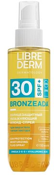 Librederm Bronzeada (Либридерм) флюид-спрей двухфазный увлажняющий солнцезащитный SPF30, 150 мл