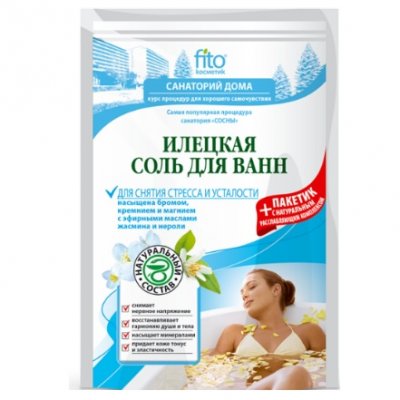 Купить фитокосметик санаторий дома соль для ванн илецкая для снятия стреса и усталости, 530г в Бору