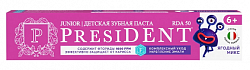 ПрезиДЕНТ (PresiDENT) зубная паста детская ягодный микс 6+ с фтором 70 г