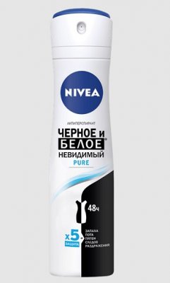 Купить nivea (нивея) дезодорант спрей невидимая защита пюр, 150мл в Бору