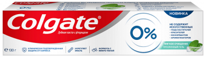 Купить колгейт (colgate) зубная паста мягкое очищение 0% 130г в Бору
