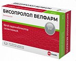Купить бисопролол велфарм, таблетки покрытые пленочной оболочкой 5 мг, 60 шт в Бору