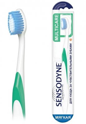 Купить сенсодин (sensodyne) зубная щетка комплексное очищение мягкая, 1 шт в Бору