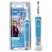 Купить орал-би (oral-b) электрическая зубная щетка vitality kids frozen (d100.413.2k) в Бору