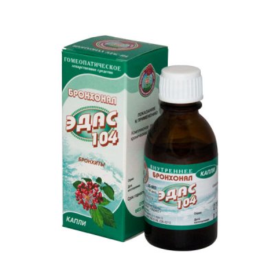 Купить эдас-104 бронхонал (кашель), капли для приема внутрь гомеопатические, 25мл в Бору