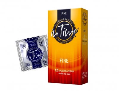 Купить in time (ин тайм) презервативы файн особо тонкие 12шт в Бору