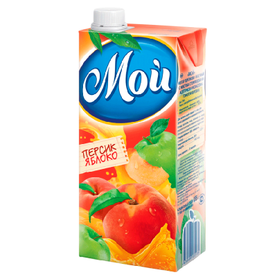 Купить мой сок, нектар персик-яблоко 0,95л (сады придонья апк, россия) в Бору