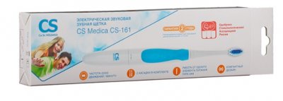 Купить зубная щетка электрическая звуковая cs medica cs-161 голубая, 1 шт в Бору