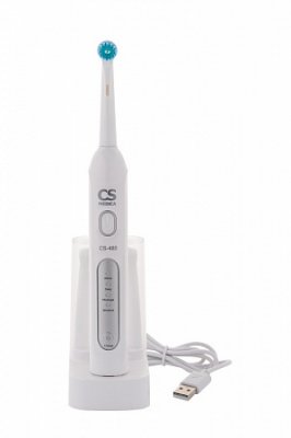 Купить зубная щетка электрическая звуковая cs medica cs-485, с зарядным устройством в Бору