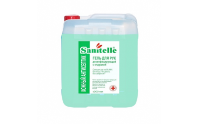 Купить sanitelle (санитель) гель для рук антисептический с экстрактом алоэ и витамином е 5000мл в Бору