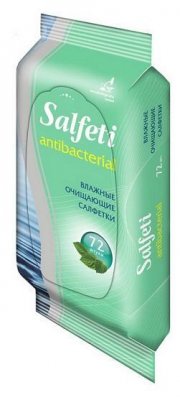 Купить salfeti (салфети) салфетки влажные антибактериальные 72шт в Бору