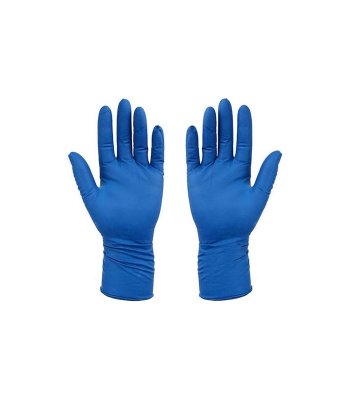 Купить перчатки manual fn, смотр.нестер.нитрил. синие эласт. р.m (7-8) пара (heliomed, австрия) в Бору