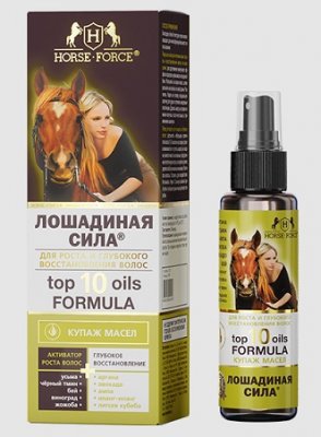 Купить лошадиная сила (horse forse) купаж масел для волос восстановление и рост, 100мл в Бору