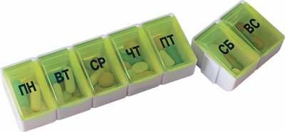 Купить таблетница пилюля (контейнер) для лекарственных препаратов трансформер на неделю в Бору