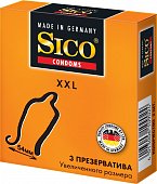 Купить sico (сико) презервативы xxl увеличенного размера 3шт в Бору