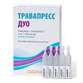 Купить травапресс дуо, капли глазные 5мг/мл+0,04мг/мл 0,3мл, тюбик-капельница 0,3мл, 30 шт в Бору