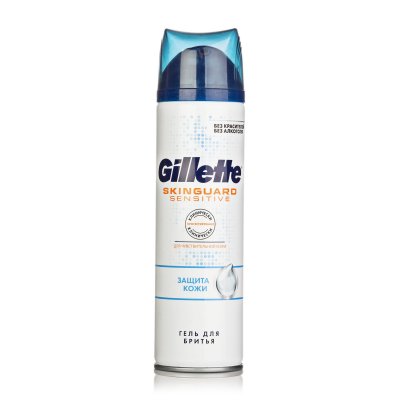 Купить gillette skinguard sensitive (жиллет) гель для бритья для чувствительной кожи, 200 мл в Бору
