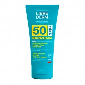 Купить librederm bronzeada (либридерм) крем солнцезащитный для лица и зоны декольте, 50мл spf50 в Бору