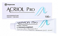 Купить акриол про, крем для местного и наружного применения 2,5%+2,5%, туба 100г в Бору