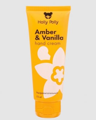 Купить holly polly (холли полли) крем для рук ультрапитательный amber and vanilla, 75мл в Бору